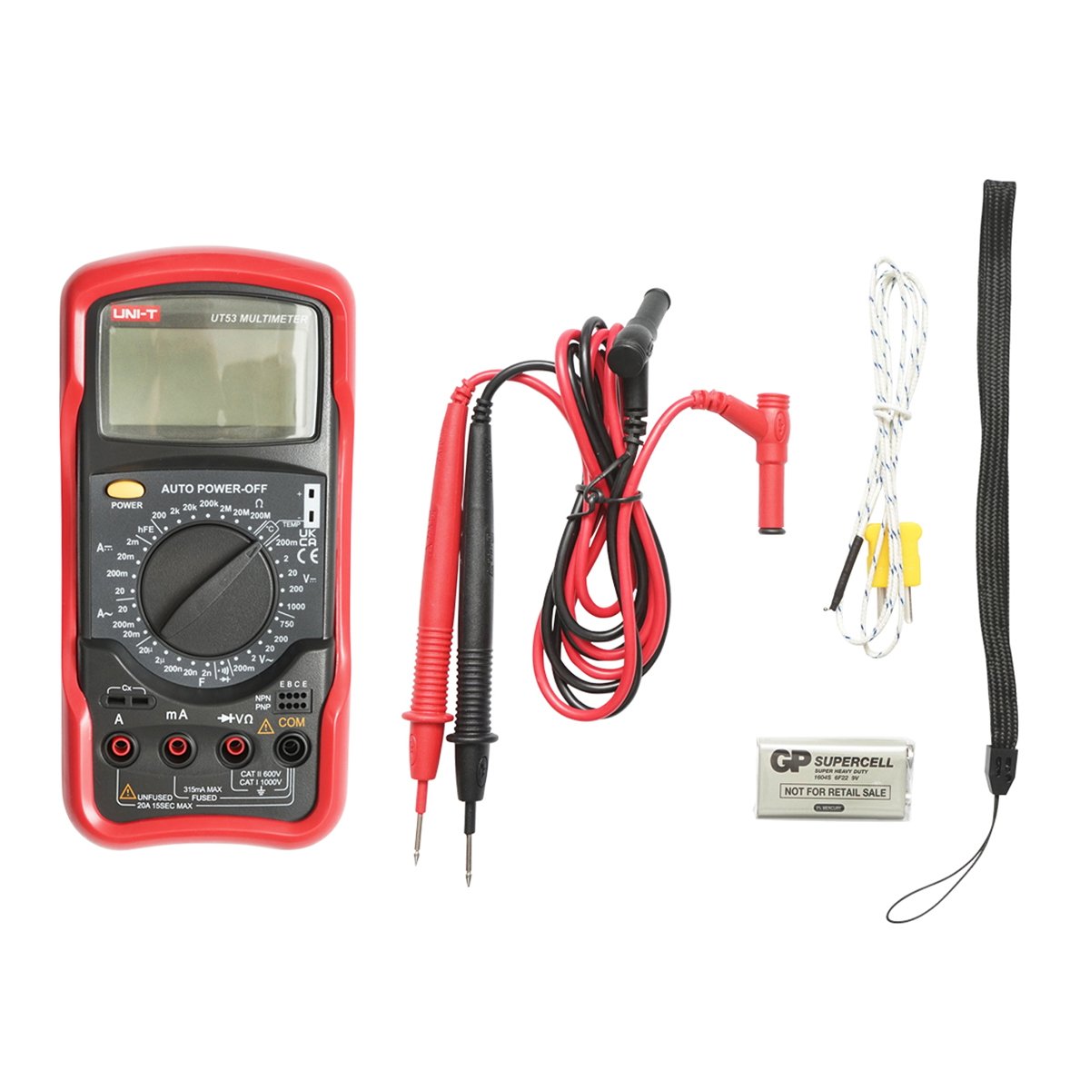 Multimetru digital cu 10 functii UT53, UNI-T